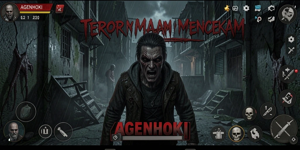 Gameplay seram AGENHOKI dengan suasana mencekam yang nyata.