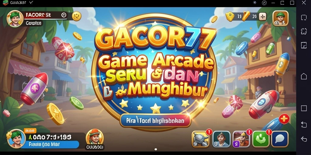 Tampilan gameplay seru dan menantang dari GACOR77.