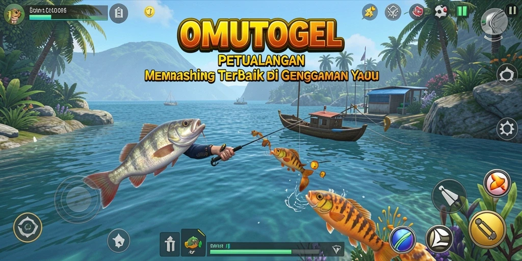 Tangkapan ikan yang spektakuler dalam gameplay OMUTOGEL.