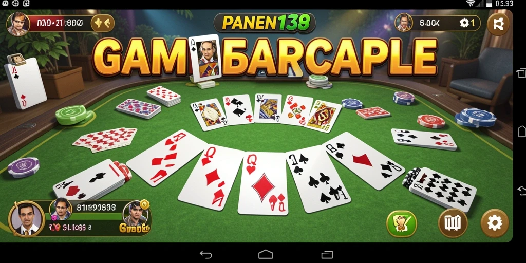Tampilan gameplay Gaple yang seru di PANEN138