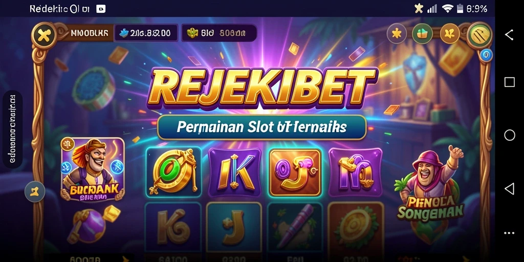 Tampilan gameplay Slot yang menawan dari REJEKIBET.